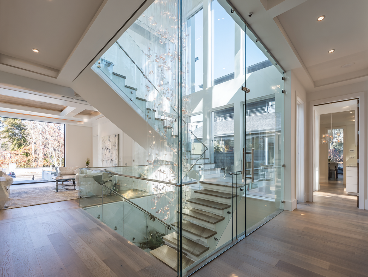 sklenene konstrukcie na mieru moderne interiery